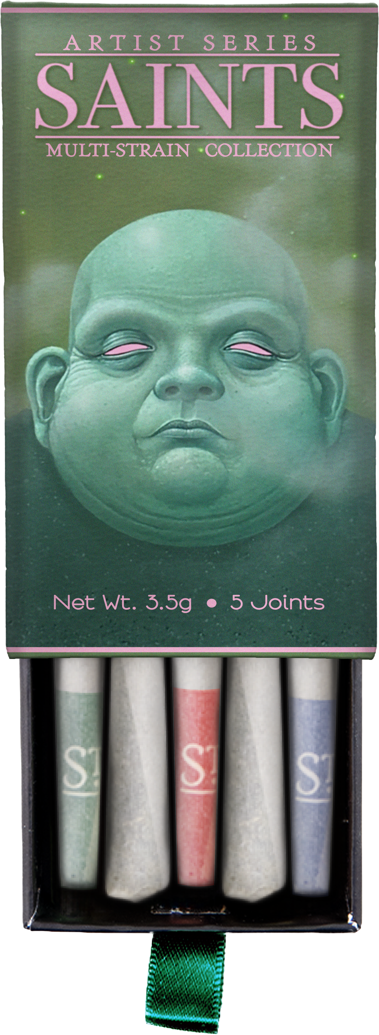 Saints x Gallery Ergo Ego Artist Series Multi-Strain Pre-Rolls (3.5g, Mixed Strain)