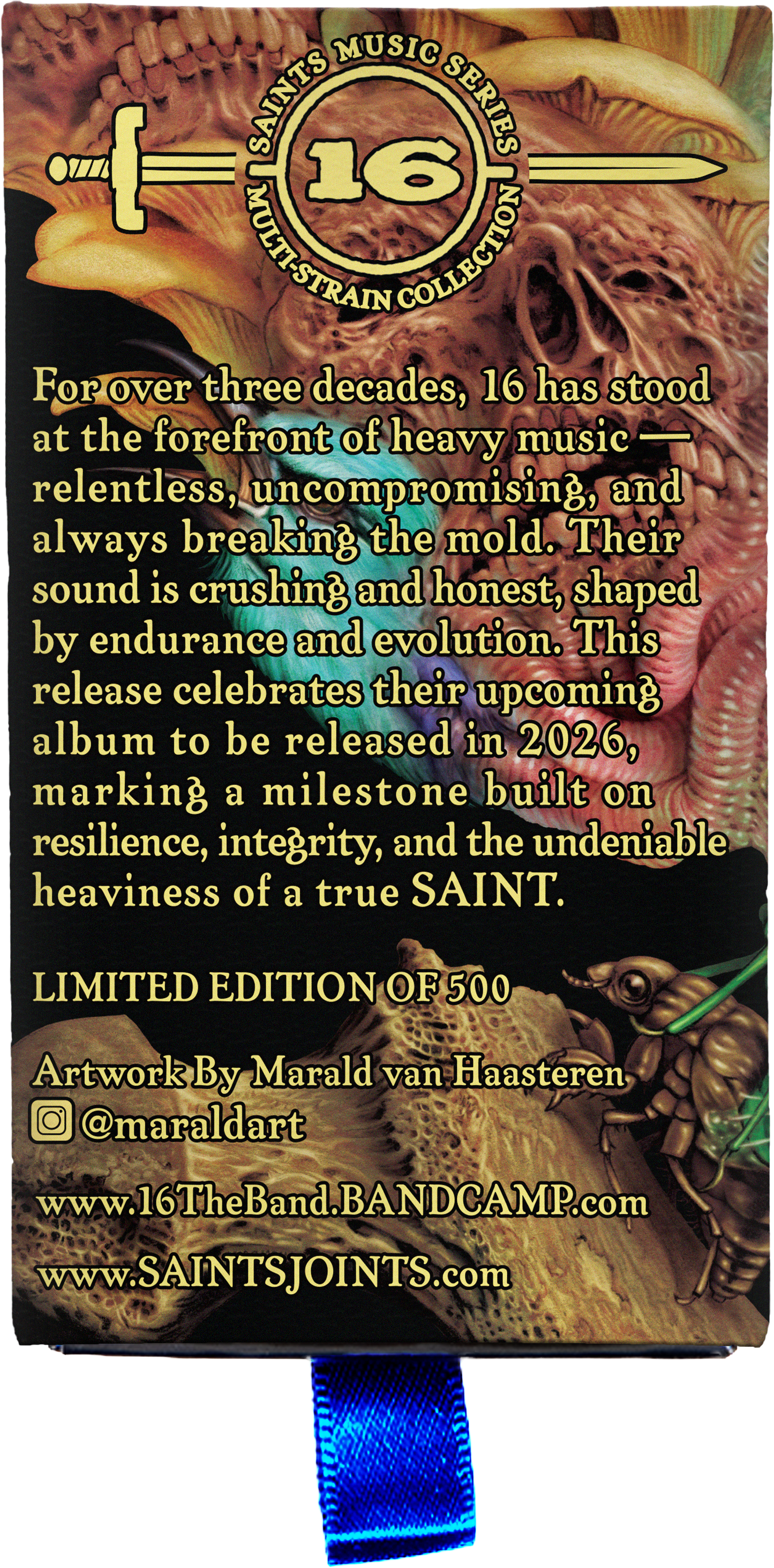 Saints x 16 Music Series 001 Multi-Strain Pre-Rolls (3.5g, Mixed Strain)