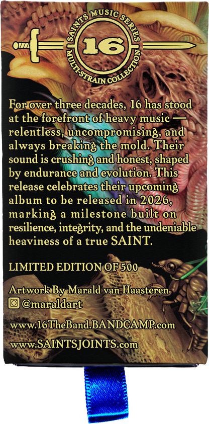 Saints x 16 Music Series 001 Multi-Strain Pre-Rolls (3.5g, Mixed Strain)