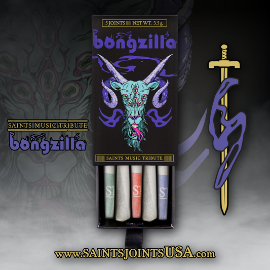 Saints x Bongzilla Music Series 001 Multi-Strain Pre-Rolls (3.5g, Mixed Strain)