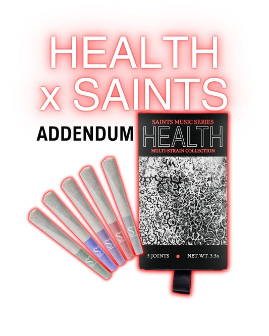 Saints x Health: ADDENDUM- Music Series Multi-Strain Pre-Rolls (3.5g, Mixed Strain)