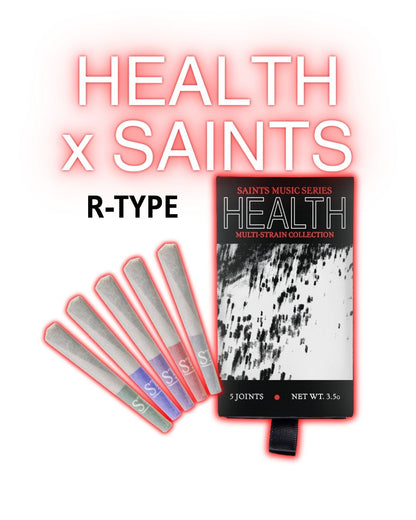 Saints x Health: R-TYPE- Music Series Multi-Strain Pre-Rolls (3.5g, Mixed Strain)