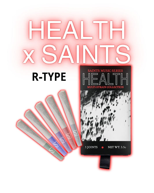 Saints x Health: R-TYPE- Music Series Multi-Strain Pre-Rolls (3.5g, Mixed Strain)