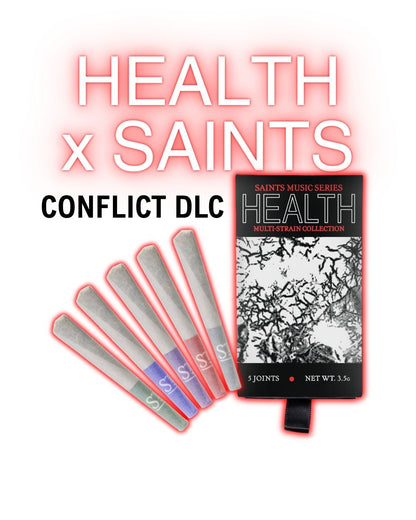 Saints x Health: CONFLICT DLC- Music Series Multi-Strain Pre-Rolls (3.5g, Mixed Strain)