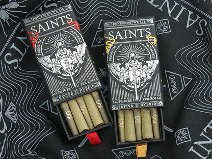Saints Sativa Hybrid Pre-Rolls (3.5g, Single Strain)