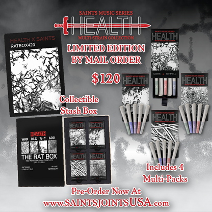 PRE-ORDER Saints x Health Music Series 001 Multi-Strain Box Set (14g, Mixed Strain)