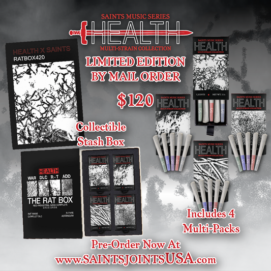 PRE-ORDER Saints x Health Music Series 001 Multi-Strain Box Set (14g, Mixed Strain)