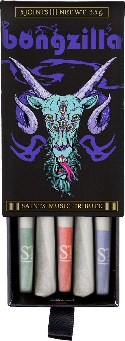 Saints x Bongzilla Music Series 001 Multi-Strain Pre-Rolls (3.5g, Mixed Strain)