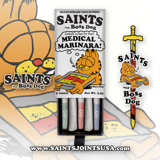 🍝💨 Saints x Boss Dog Multi-Strain Pre-Rolls (3.5g, Mixed Strain)