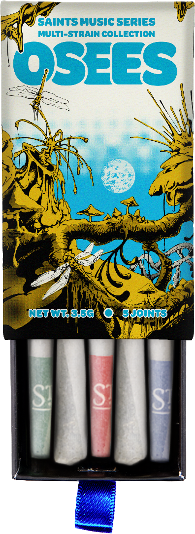 Saints x Osees Music Series 003 Multi-Strain Pre-Rolls (3.5g, Mixed Strain)
