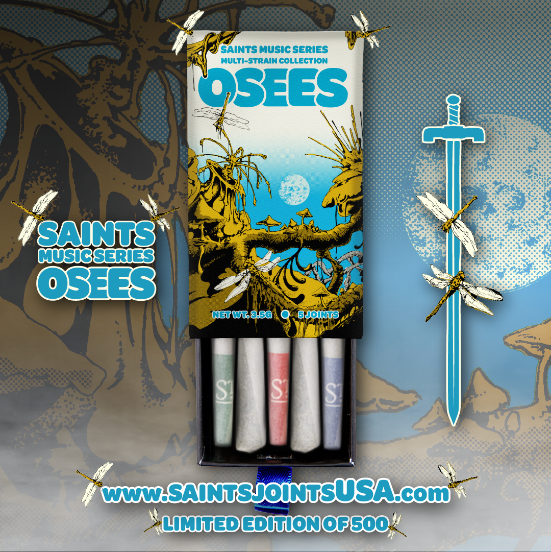 Saints x Osees Music Series 003 Multi-Strain Pre-Rolls (3.5g, Mixed Strain)