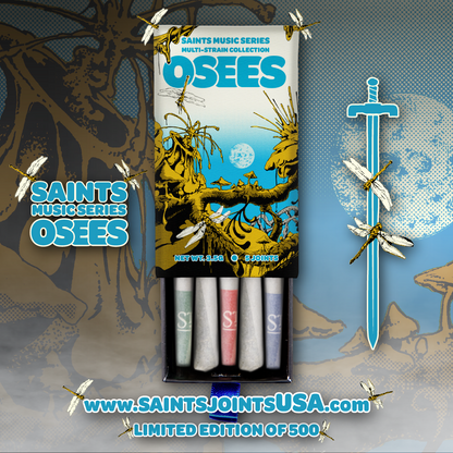 Saints x Osees Music Series 003 Multi-Strain Pre-Rolls (3.5g, Mixed Strain)