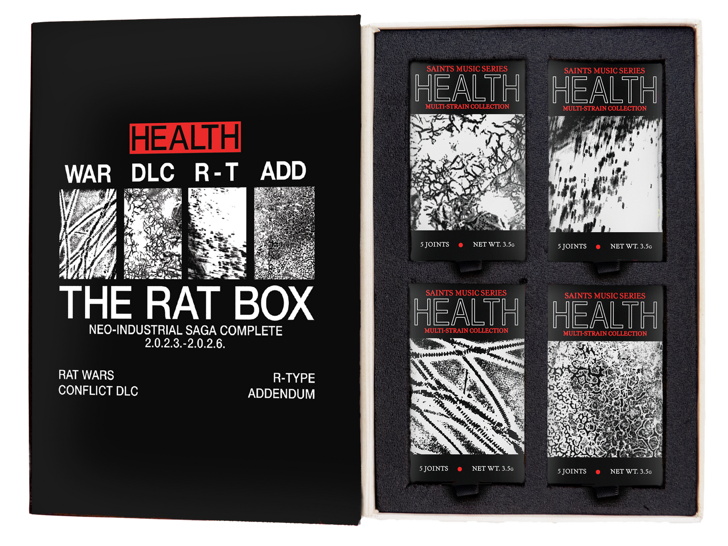 PRE-ORDER Saints x Health Music Series 001 Multi-Strain Box Set (14g, Mixed Strain)